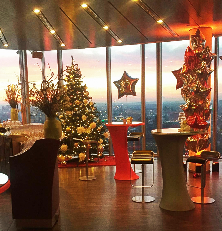 Imagefilm der Eventlocation KÖLNSKY, Abendstimmung mit Rheinblick